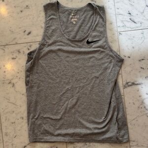 Nike Heather Gray Dri-FIT Tank